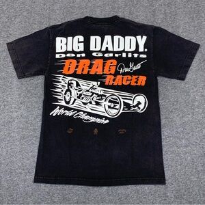 Big Daddy Don Garlits Drag‎ Racer World Champ NHRA Black Tee Small